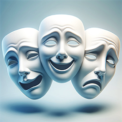 Три театральные маски