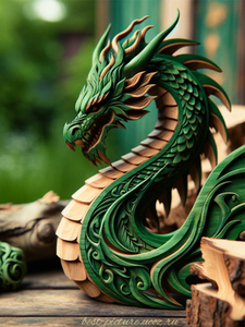 Символ года зеленого деревянного дракона