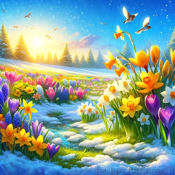 картинка 1 марта ♦ Первый день весны
